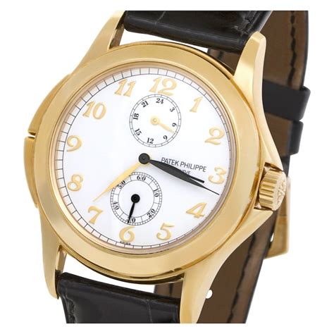 patek philippe calatrava 5134j|Patek Philippe Calatrava Travel Time 37mm Yellow Gold White..